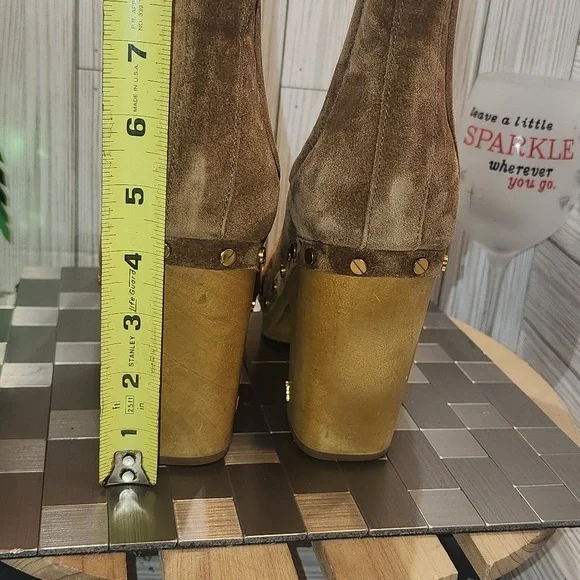 Veronica Beard Suede Decker Clog boots - Picture 6 of 7